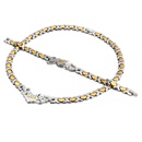 fashion letter threecolor heart necklace bracelet set wholesalepicture9