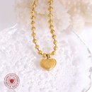 French Choker Niche Lettering English Letters Love Heart Bracelet Titanium Steel 18K Gold Couples Bracelet E015picture7
