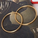 Marka French Hot Popular INS Simple Aperture Bracelet round Simple Bracelet Stainless Steel 18K Gold Bracelet Z119picture7