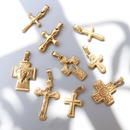 fashion cross jewelry pendant accessories titanium steel plated 18K gold pendant wholesalepicture7