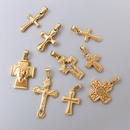 fashion cross jewelry pendant accessories titanium steel plated 18K gold pendant wholesalepicture11
