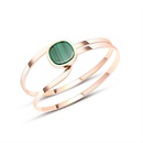 European and American simple fashion emerald agate acrylic bracelet titanium steel jewelrypicture10