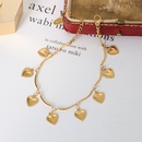 fashion titanium steel 18k goldplated heart bracelet wholesalepicture5