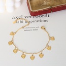 fashion titanium steel 18k goldplated heart bracelet wholesalepicture6