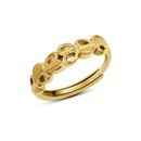 French retro style simple heart wild fashion tail titanium steel 18K gold ringpicture13
