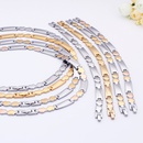 European and American popular stainless steel geometric peach heartshaped bracelet necklace setpicture8