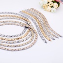 European and American Stainless Steel Antiscratch Necklace Bracelet Setpicture10