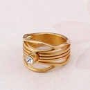 new titanium steel wholesale personality fashion simple fishtail hollow ring wholesalepicture10
