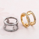 European and American new popular creative hollow titanium steel ring fashion jewelrypicture12