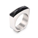 Nuevo anillo de cristal rectangular de acero de titanio popular europeo y americanopicture11