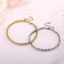 European and American fashion simple stainless steel metal chain ladies anklet wholesalepicture18