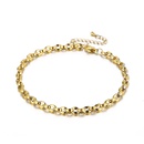 European and American fashion simple stainless steel metal chain ladies anklet wholesalepicture15