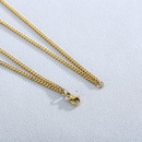 simple fashion multilayered necklace retro style stainless steel sweater chainpicture9