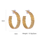 retro temperament hollow earrings geometric braided golden personality earringspicture11