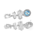 new retro exaggerated blue crystal diamond long earrings fashion design cold style earringspicture13