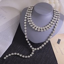 new ethnic style diamondstudded chain fashion necklace multilayer tasselpicture10