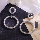 retro ethnic style simple round ring earrings autumn and winter ins fashion hollow earringspicture8