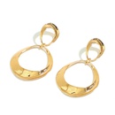 Retro style exaggerated simple geometric oval earrings fashion trendy earringspicture10