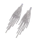 European and American zircon earrings tassel diamond claw chain earrings wholesalepicture10