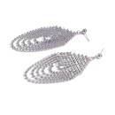 Korean personality water drop earrings fashion sparkling rhinestone claw chain long temperament earringspicture12