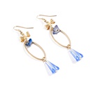 new long style temperament personality simple crystal tassel ear hook earringspicture11