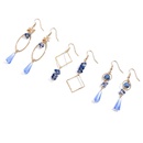 new long style temperament personality simple crystal tassel ear hook earringspicture12