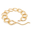 jewelry hip hop geometric large gold chain exaggerated retro thick chain necklacepicture10
