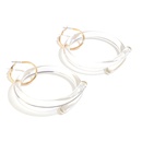 ins creative transparent acrylic earrings temperament big circle exaggerated design earrings wholesalepicture10