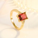diamond square ruby ring crossborder fashion black gemstone gold ring jewelrypicture10