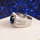 blue crystal European and American zircon aquamarine ring fashion wholesalepicture10