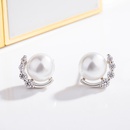 Korean version pearl earrings diamond zircon pearl earrings temperament earrings simple fashion jewelrypicture7