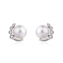 Korean version pearl earrings diamond zircon pearl earrings temperament earrings simple fashion jewelrypicture11