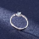 exquisite small topaz European and American fashion zircon blue topaz ring jewelrypicture9