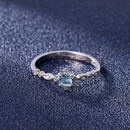 exquisite small topaz European and American fashion zircon blue topaz ring jewelrypicture10