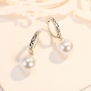 Korean silverplated car flower pearl earrings female copper earrings fashion ear jewelry wholesalepicture10