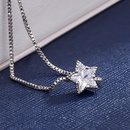 Korean style diamondstudded fivepointed star copper bracelet wholesalepicture10