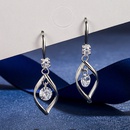 Korean feminine geometric diamond copper earrings wholesalepicture12