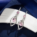 Korean feminine geometric diamond copper earrings wholesalepicture13