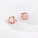 Korean version natural pink crystal earrings temperament creative earrings wholesalepicture7