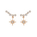 Korean fashion diamond star earrings eightpointed star earrings personality ins jewelrypicture11
