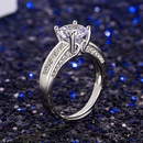 fourclaw ring eternal simulation diamond wedding fashion microinlaid ring jewelrypicture9