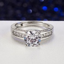 fourclaw ring eternal simulation diamond wedding fashion microinlaid ring jewelrypicture11