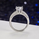 fourclaw ring eternal simulation diamond wedding fashion microinlaid ring jewelrypicture7