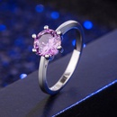 fashion classic sixclaw single zircon European and American crossborder simulation diamond ring jewelrypicture8