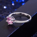 fashion classic sixclaw single zircon European and American crossborder simulation diamond ring jewelrypicture9