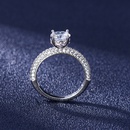 full zircon ring European and American fourclaw engagement ring jewelrypicture9