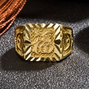 sand gold ring blessing ring copperplated gold ring open ring jewelrypicture7