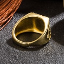 sand gold ring blessing ring copperplated gold ring open ring jewelrypicture10