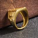 Sand Gold Ring Domineering Wealth Copper Plated Gold Ring Open Ring Jewelrypicture10
