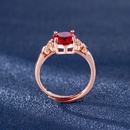 microinlaid zircon butterfly ring rose ruby rose gold ring jewelrypicture9